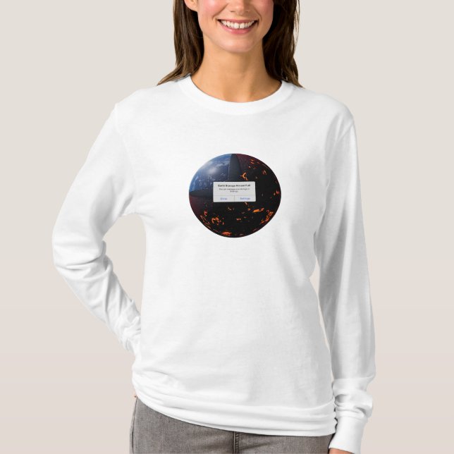 Earth Storage Nästan Fullt T Shirt (Framsida)