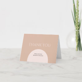 EARTH TONE ARCH BRÖLLOP TACK DU CARD KORT