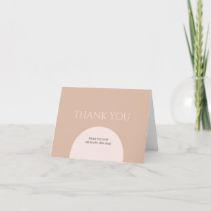 EARTH TONE ARCH BRÖLLOP TACK DU CARD KORT