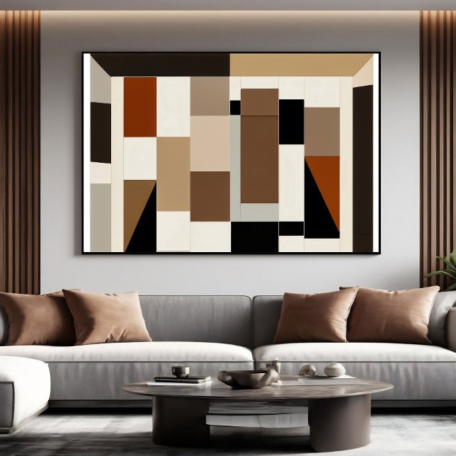 Earth Tone Art Mid-Century Modern Poster (Skapare uppladdad)