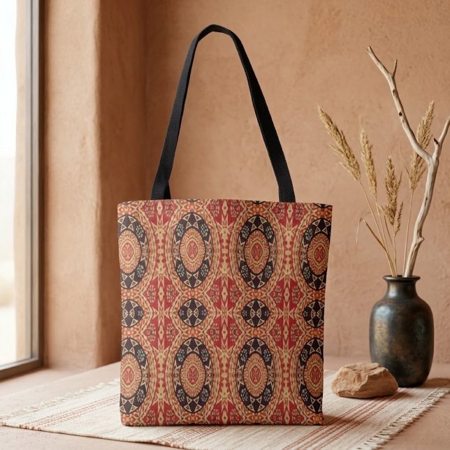 Earth Tone Island Tribal  Tygkasse (Skapare uppladdad)