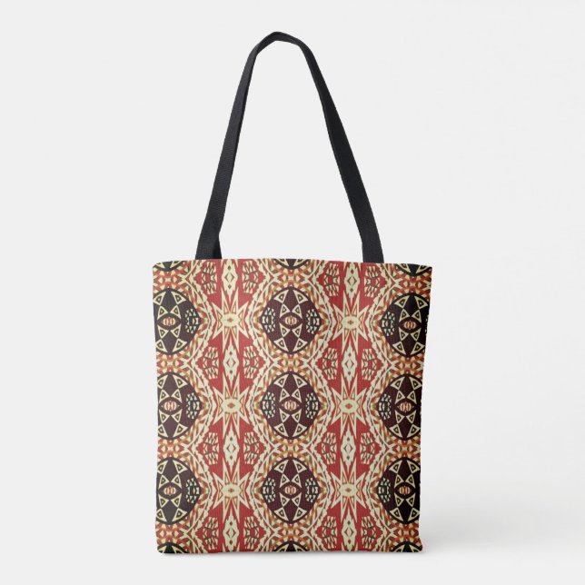 Earth Tone Island Tribal Tygkasse (Baksida)
