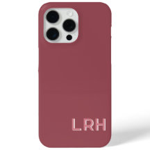 Earth Tone Red Rocks Shadow Monogram Phone Case