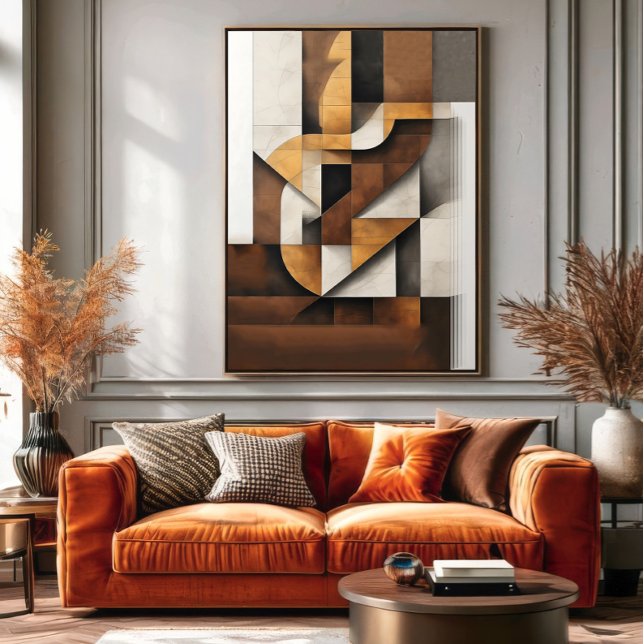 Earth Tones and Collage Poster (Skapare uppladdad)