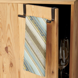 Earth Tones Guld jul Mönster#28 ID1009 Kökshandduk