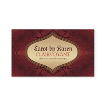 Earth Träd Life Tarot Affärskort