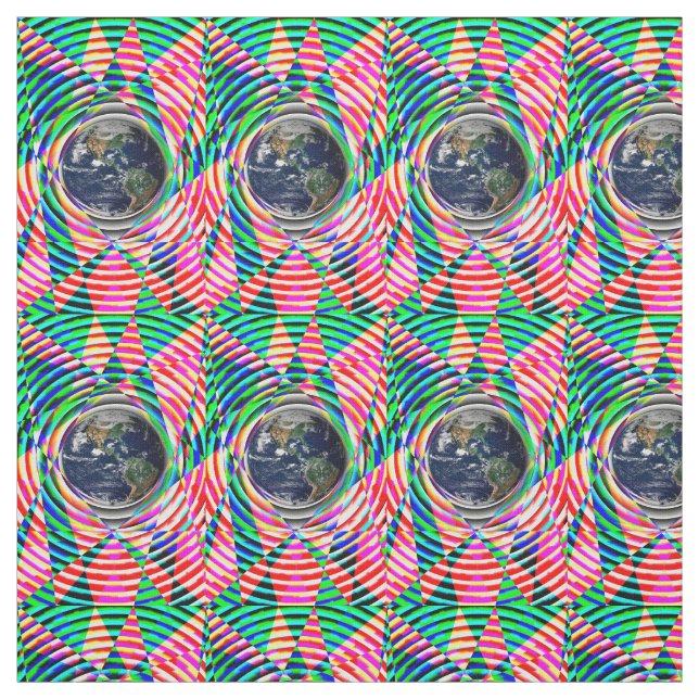 Earth Vibes av Kenneth Yoncich Tyg (Provkarta)