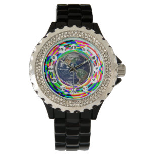 Earth Vibes (koreanska Ansikte) av Kenneth Yoncich Armbandsur