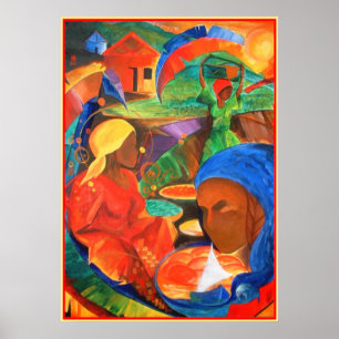 Earth Vind Fire 3 Souls 1 Heart Poster