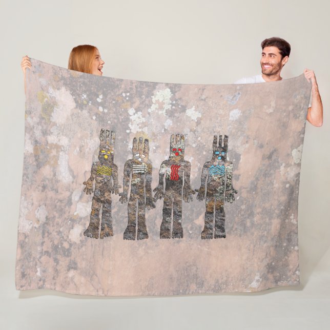 Earth Vind Fire och Vatten Fleecefilt (På plats)