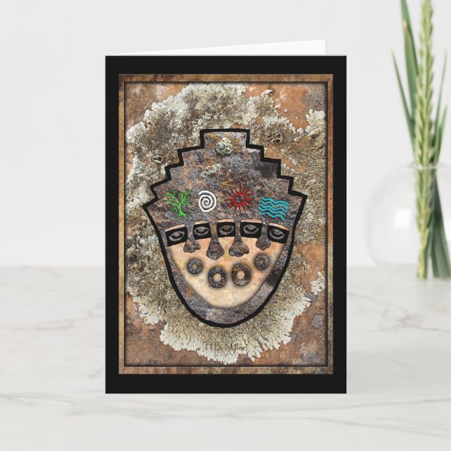 Earth Vind Fire och Vatten Kort (Framsida)