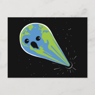 Earth Vs. Black Hål Vykort