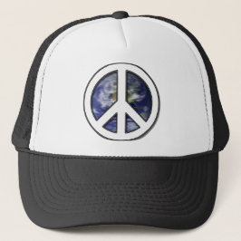 Earth White Fredstecken7 Truckerkeps
