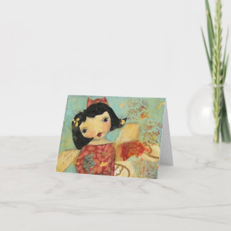 Eartha and the Angel, Blank Note Card Kort
