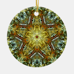 Earthania Star: Geometric Art Ornament