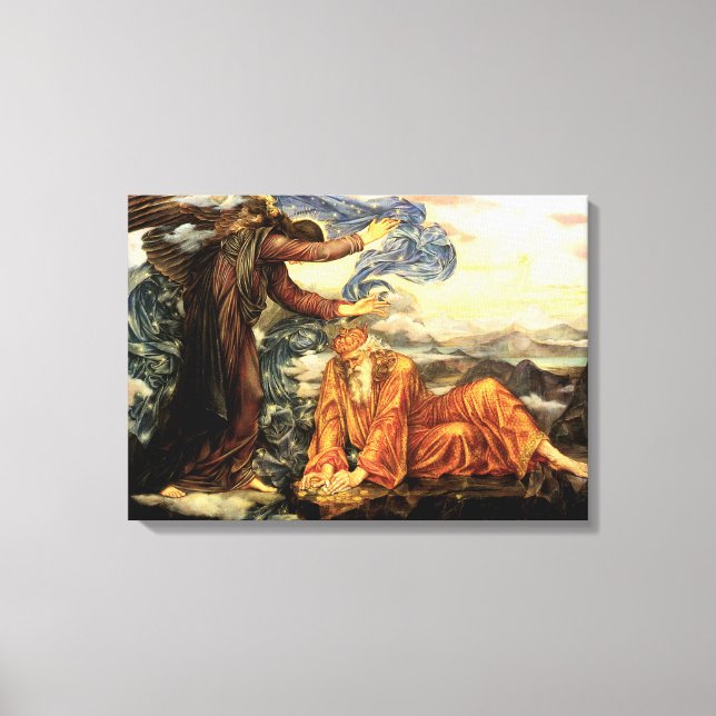 Earthbound by Evelyn De Morgan, Victorian Art Canvastryck (Framsida)