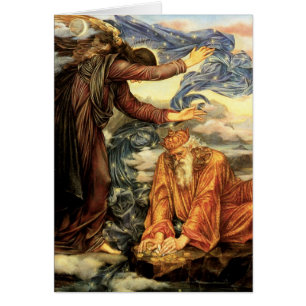 Earthbound by Evelyn De Morgan, Victorian Art Hälsningskort