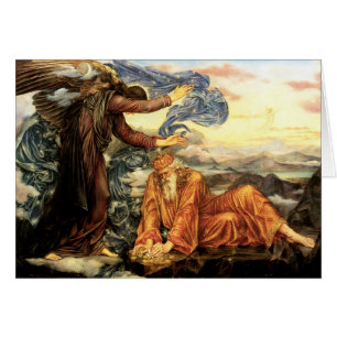 Earthbound by Evelyn De Morgan, Victorian Art Hälsningskort