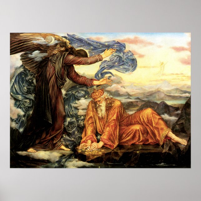 Earthbound by Evelyn De Morgan, Victorian Art Poster (Framsidan)