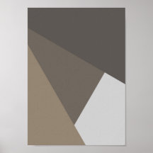Earthbound – minimalistiskt geometriskt konsttryck