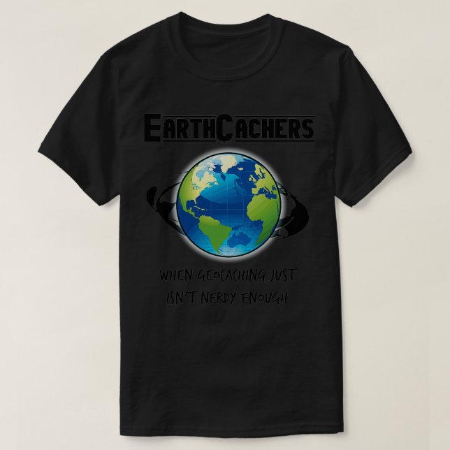 EarthCacher T Shirt (Design framsida)