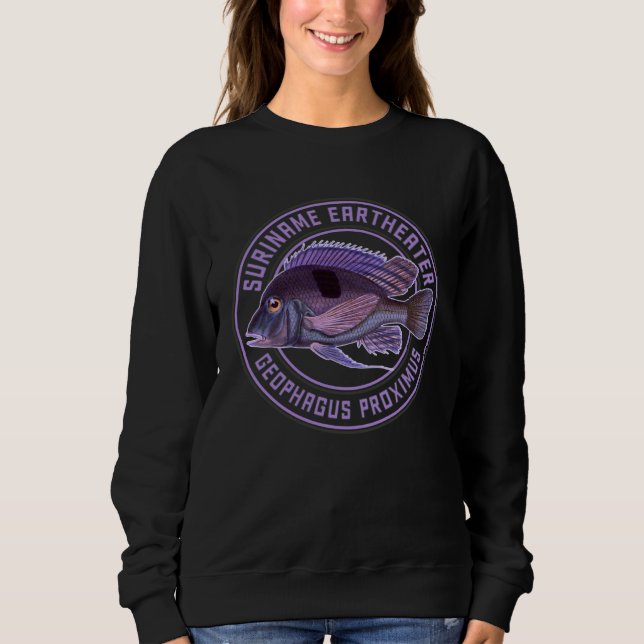 Eartheater Cichlid Geophagus Aquarium Fish Keeper  T Shirt (Framsida)