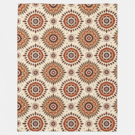 Earthen Radiance Mandala Fleecefilt