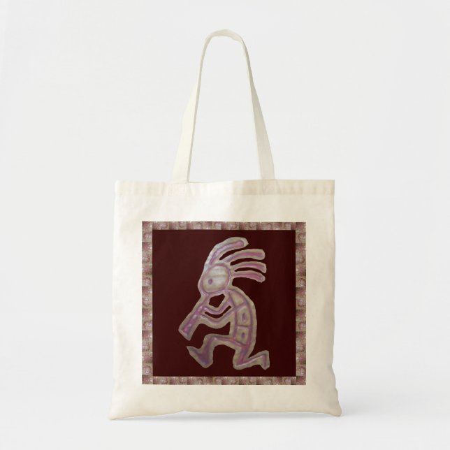 Earthenware Kokopelli Tygkasse (Framsidan)