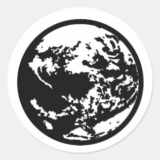 EarthModer Runt Klistermärke