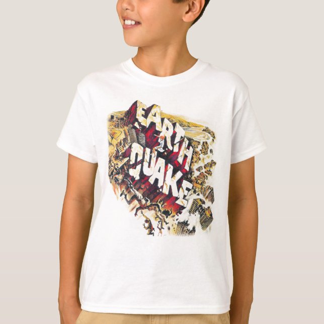 EARTHQUAKE Kids T-Shirt (Framsida)