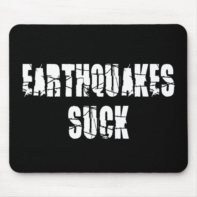 Earthquakes Suck - Quake Survivor Musmatta (Framsidan)
