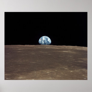 Earthrise - Apollo 11 Poster