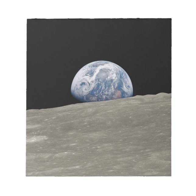 Earthrise Apollo 8 Anteckningsblock (Framsida)