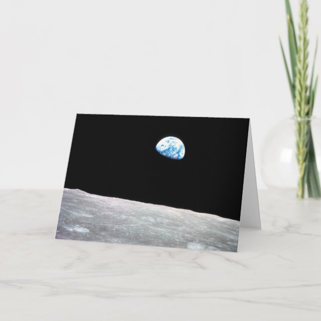 Earthrise - det Lunar perspektiv Kort (Framsida)
