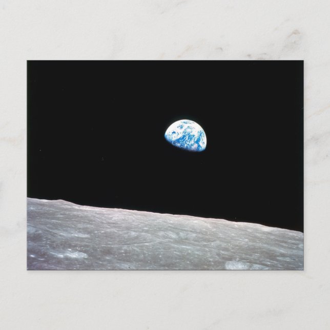 Earthrise Helg Vykort (Framsida)