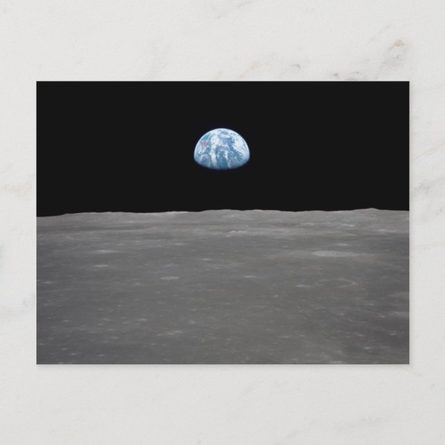 Earthrise Photo Vykort (Framsida)
