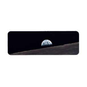 Earthrise Returadress Etikett