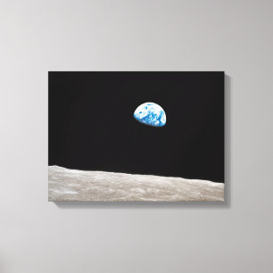 Earthrise William Anders Canvastryck