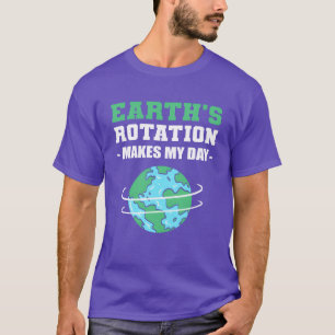 Earths Rotationshistorik Professor Gåva gåva T Shirt