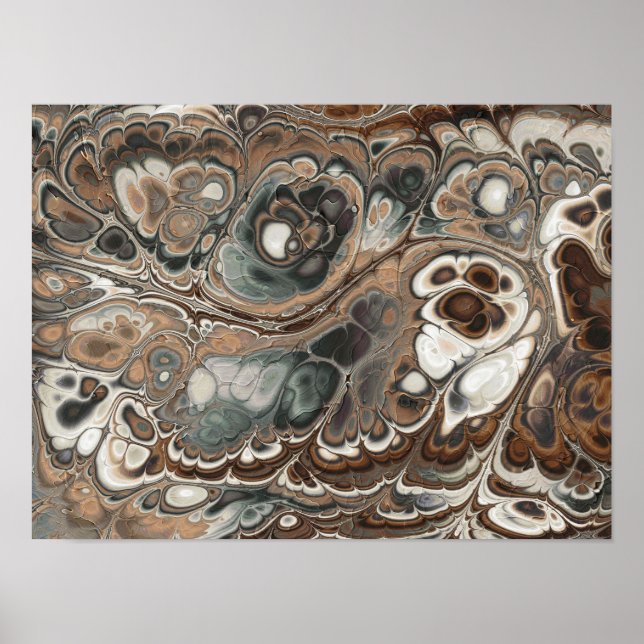 Earthstone Marmorflöde Poster (Framsidan)