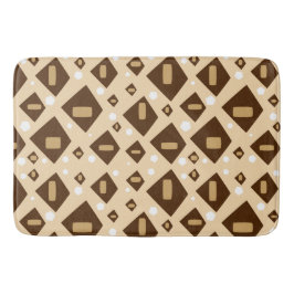 Earthtone Geometry Badrumsmatta