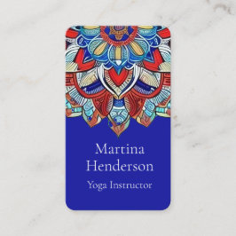 Earthtone Mandala Yoga Visitkort