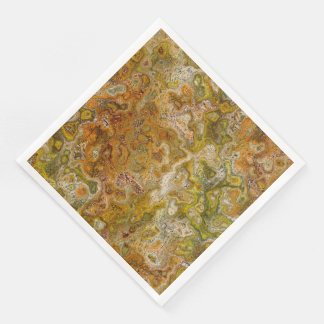 Earthtone Marble Paper Party Napkins Pappersservett