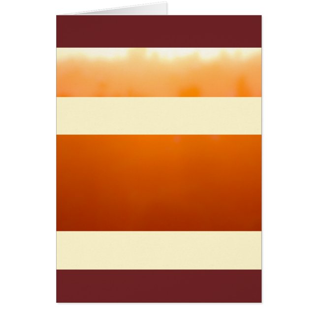 Earthtone Orange Cream Southwest Sunset Blank Hälsningskort (Framsidan)