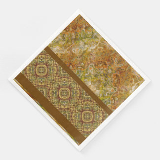 Earthtone Sampler Paper Party Napkins Pappersservett