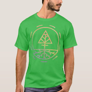EarthTree Chakra Livets träd Alchemy Fyra Inslag T Shirt