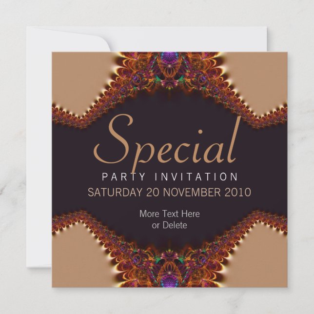 EarthTribe - Speciell Occassion-inbjudan Inbjudningar (Framsida)