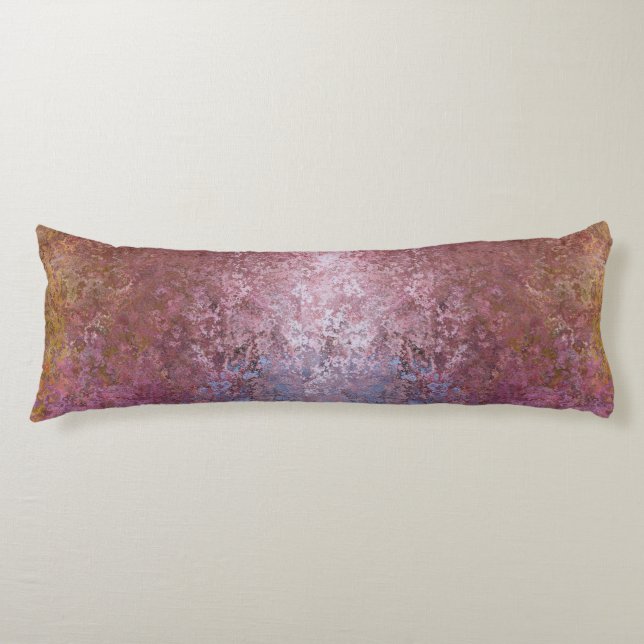 Earthy Alcohol Bläck Abstrakt Kroppskudde (Framsidan)