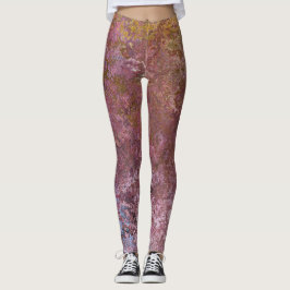 Earthy Alcohol Bläck Abstrakt Leggings