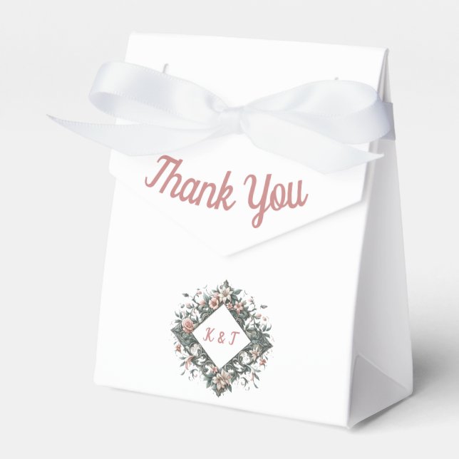 Earthy Blommigt Vine Presentaskar (Framsidan Sidan)